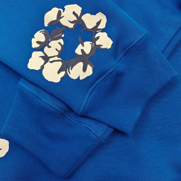 Denim Tears x CPFM Cactus Tears Wreath Hoodie Sweatshirt Navy - Picture 3 of 3